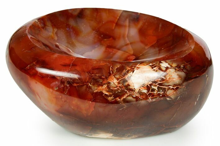 Beautiful Carnelian Agate Dish - Madagascar #361406